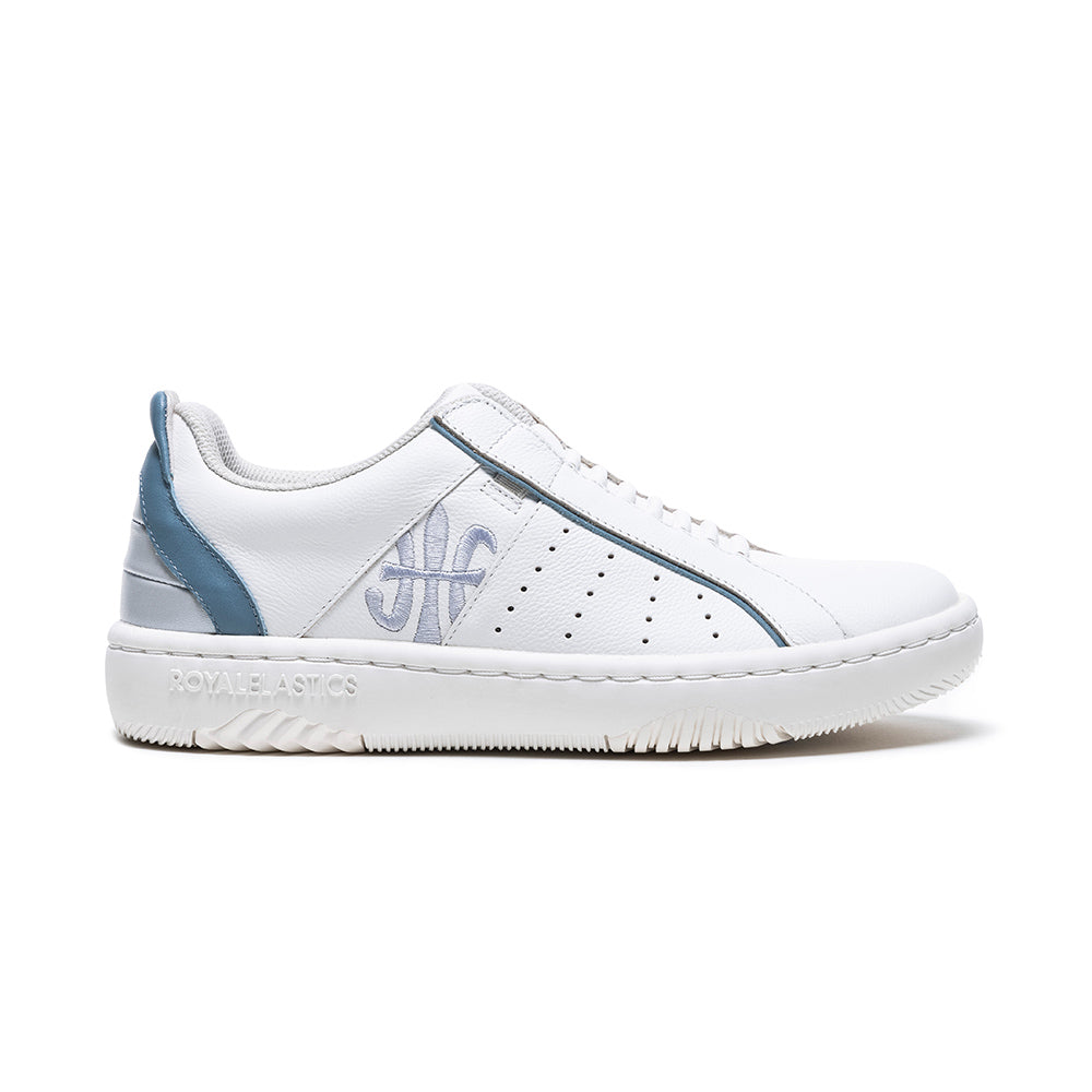 Women s Icon 2.0X White Blue Leather Sneakers 96323 085