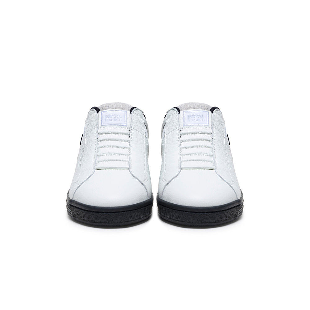 Men's Icon OG White Black Logo Leather Sneakers 01951-009