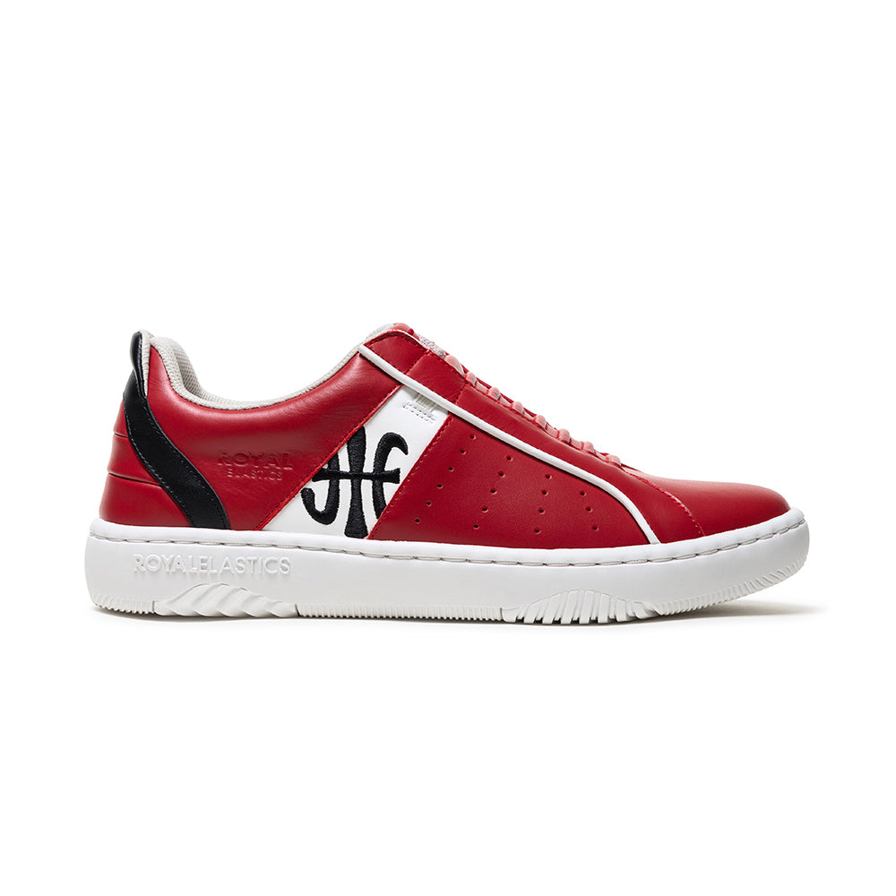 Men's Icon 2.0X Red White Black Leather Sneakers 06313-119