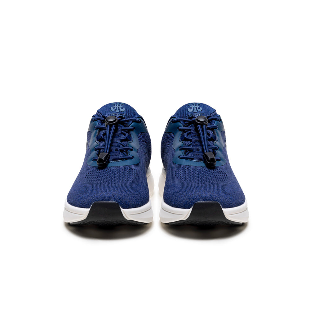 Men's RYL Navy Blue FlyKnit Sneakers 07042-555