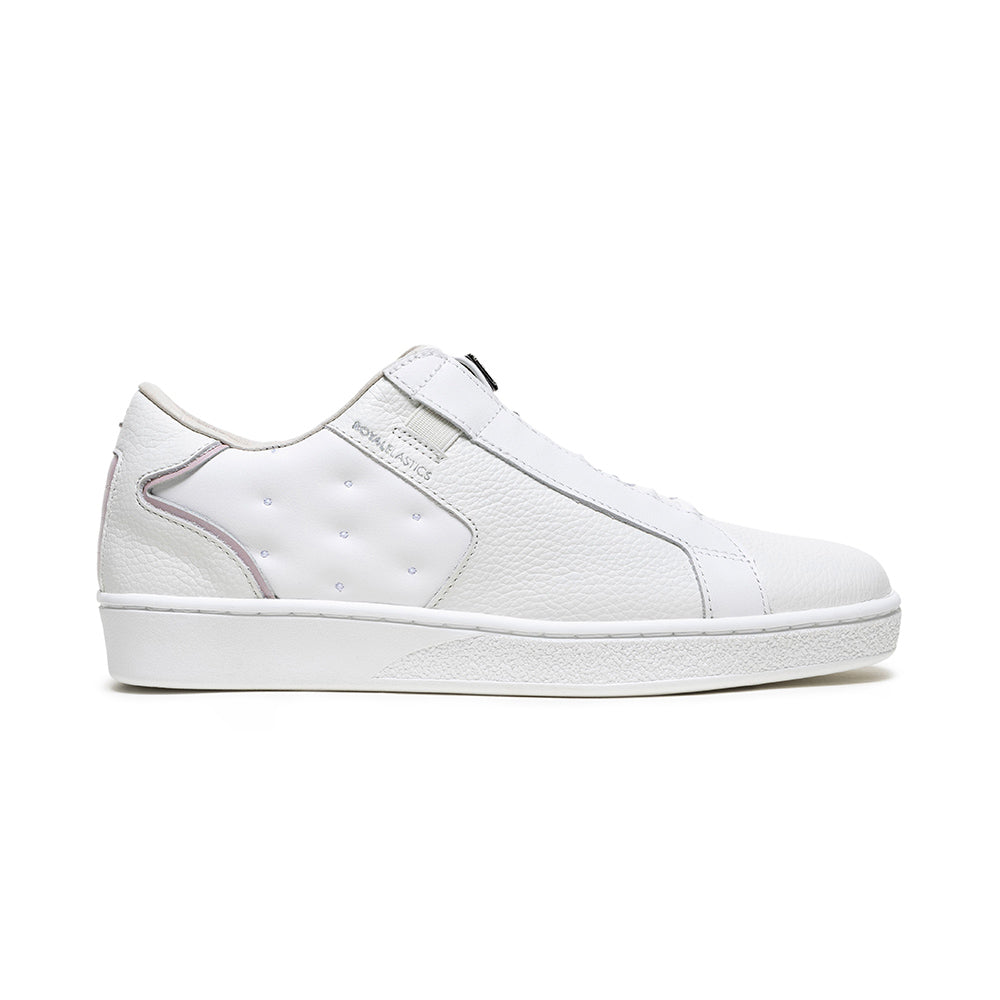 Women's Adelaide Lux White Pink Leather Sneakers 92751-001