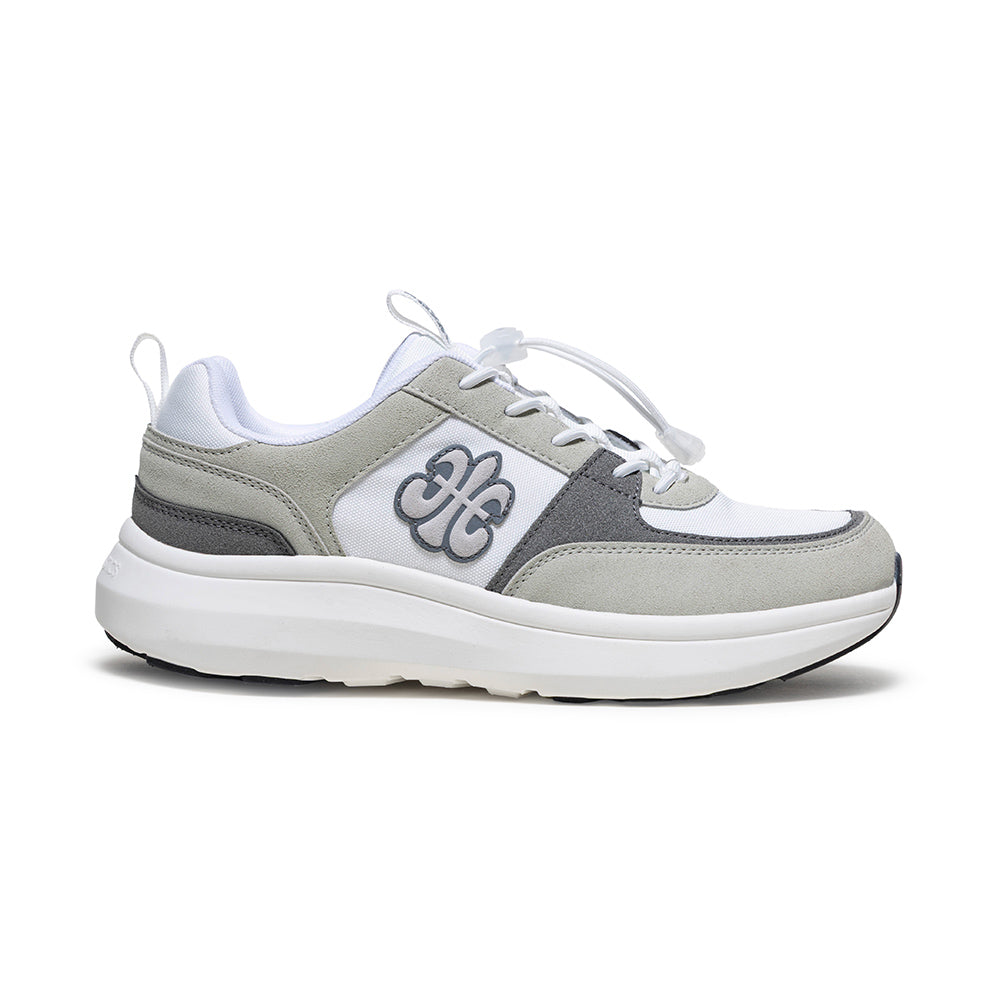 Women's Riviera White Gray Casual Sneakers 97843-088