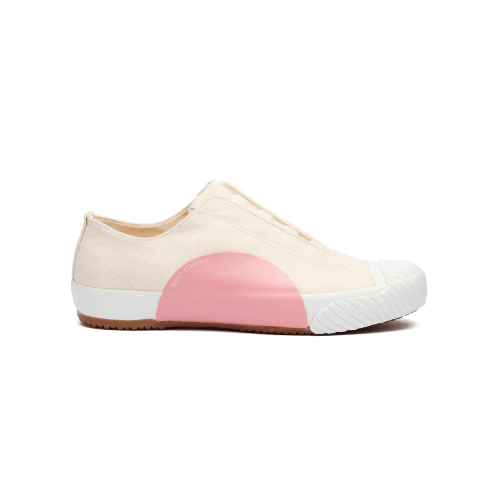 Women's New York Beige Pink Canvas Low Tops 93982-010 - ROYAL ELASTICS